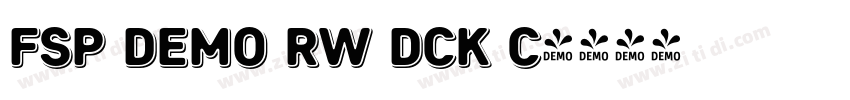 FSP DEMO RW Dck C字体转换 FSP DEMO RW Dck C字体转换